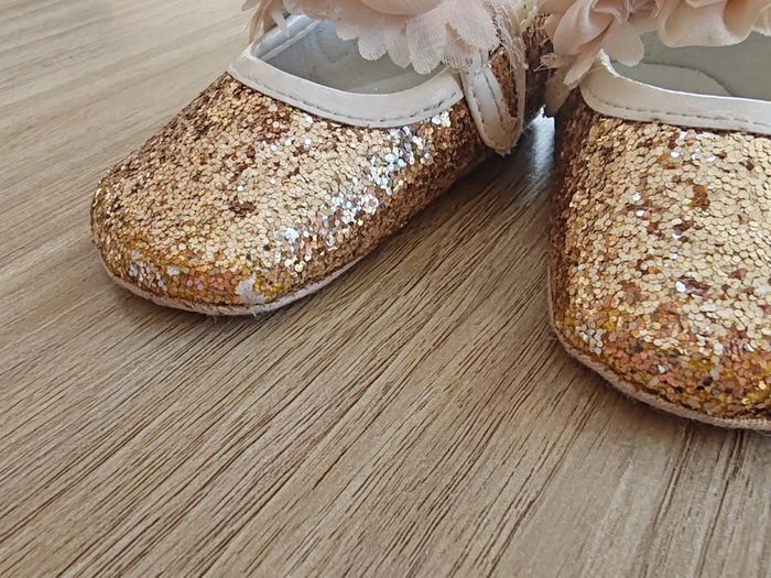 Ballerine dorée pailletée - photo numéro 6