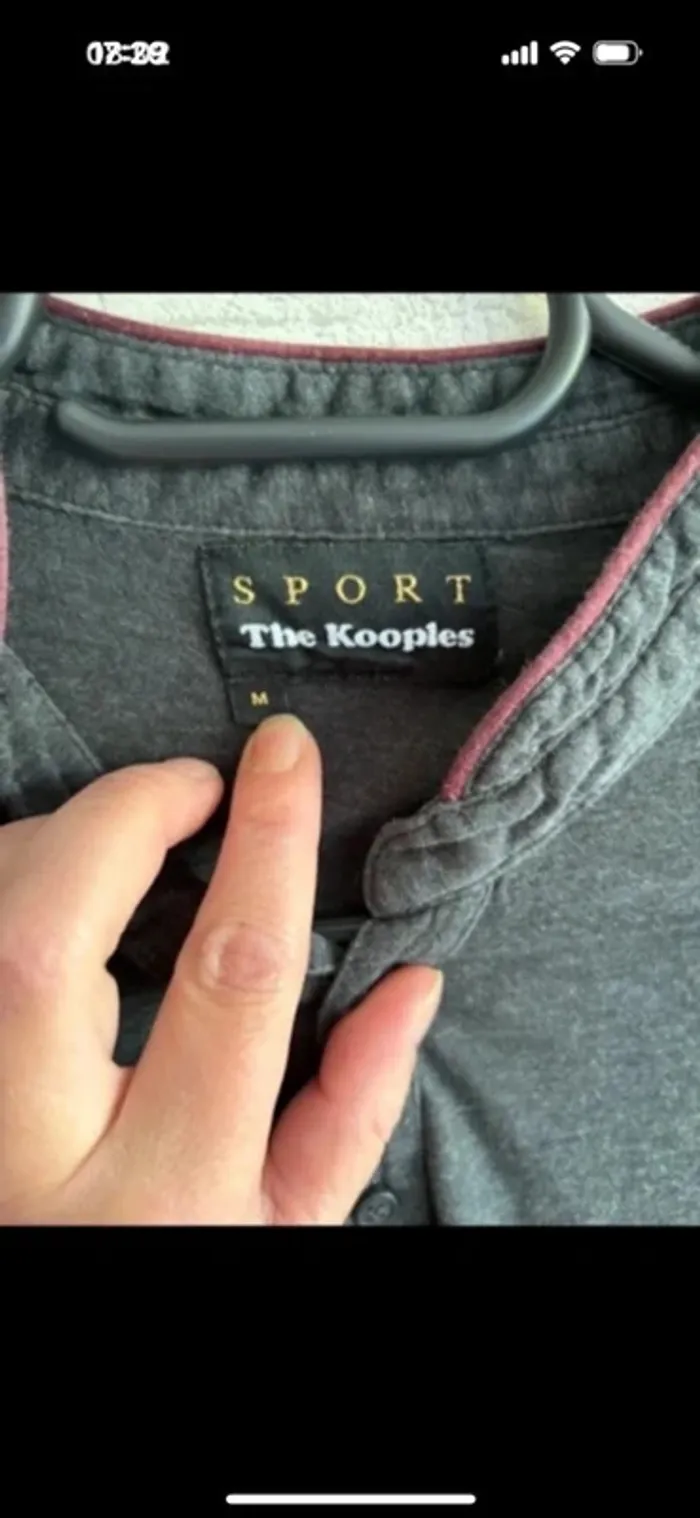haut manche longue the kooples taille M - photo numéro 3