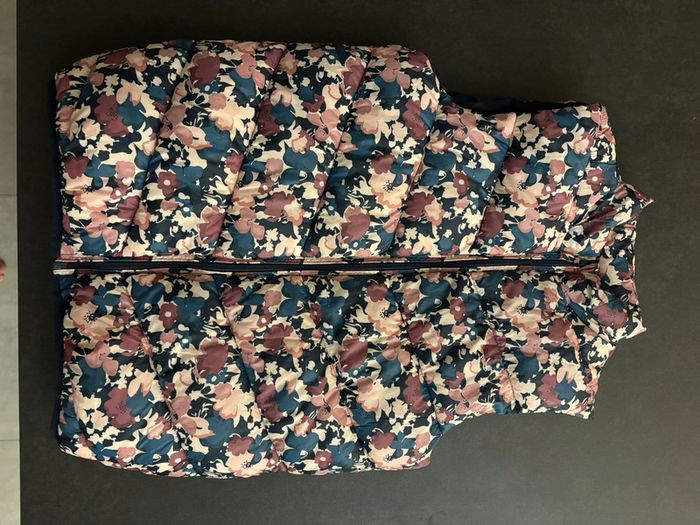 Doudoune sans manches vertbaudet fille 14 ans manteau fleurs