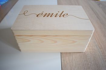 Boite souvenirs / urne personnalisable
