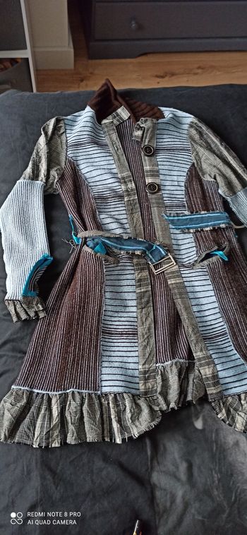 Veste gilet patchwork t 38