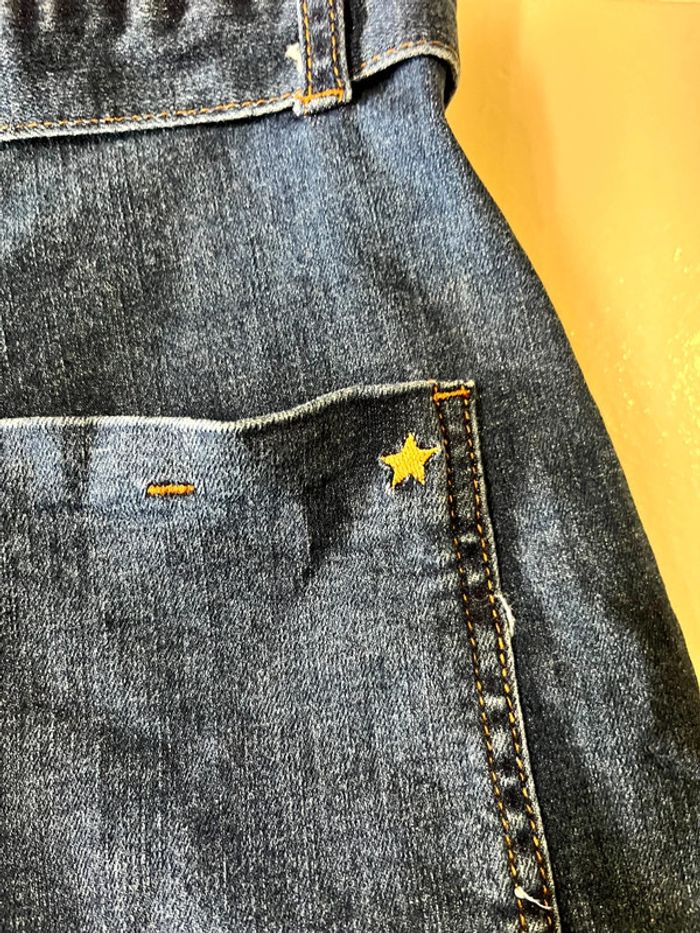 Short en jeans taille haute taille 38 - photo numéro 8