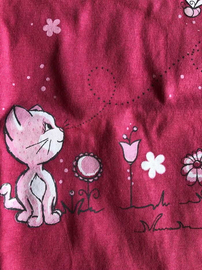 T-shirt fille rose - photo numéro 2