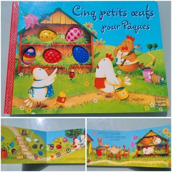 Livre animé Cinq Petits Oeufs pour Pâques 🐔 édition quatre fleuves