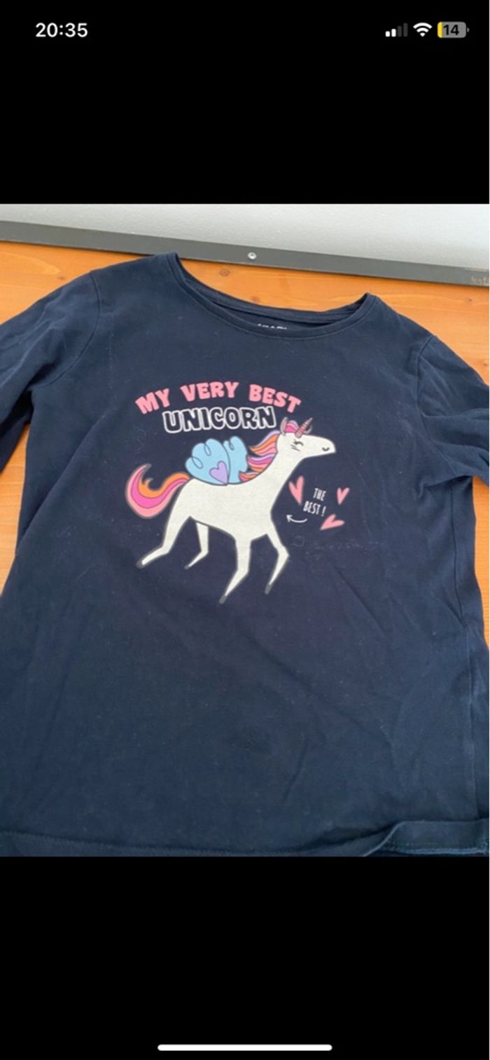 Lot de 8 t-shirts à manches longues Taille 8 ans - photo numéro 2