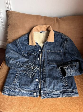 Veste en jean doublé Zara, taille 11 12 ans