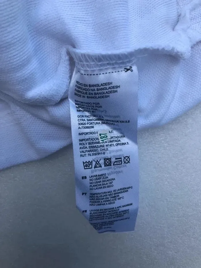 Polo white Whisky Clan Campbell Mens Size Large - photo numéro 9
