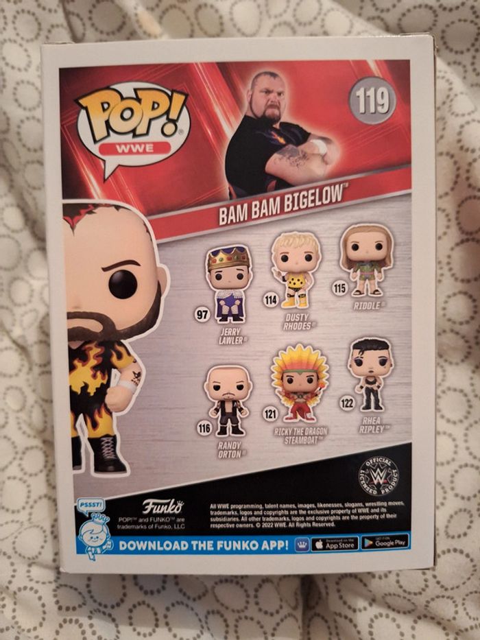 Funko pop wwe bam bam bigelow 119 - photo numéro 2