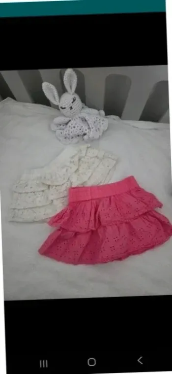 Lot 2 jupes 6 mois fille