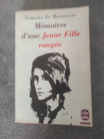 Mémoires d'une jeune fille rangée Simone de Beauvoir Livre de Poche 1966