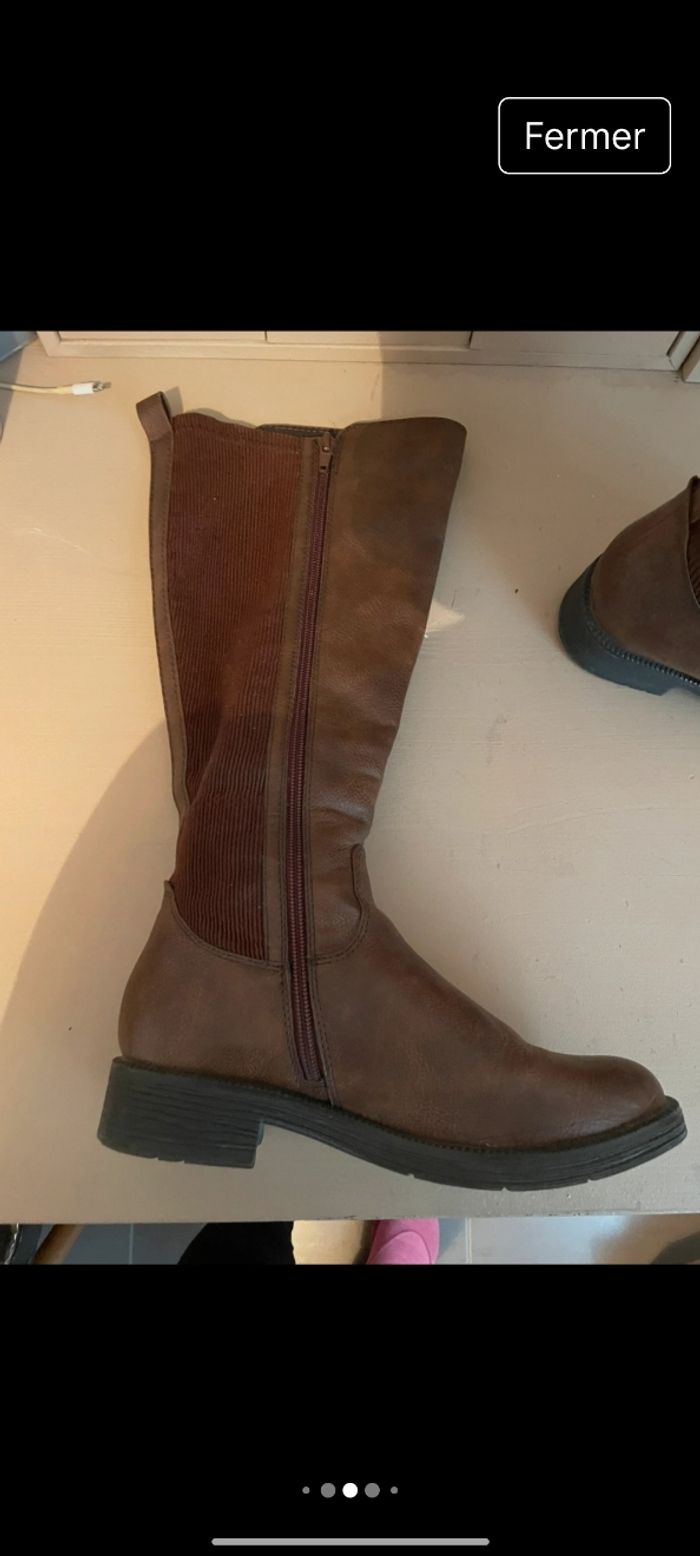 Bottes marron JANA - photo numéro 3