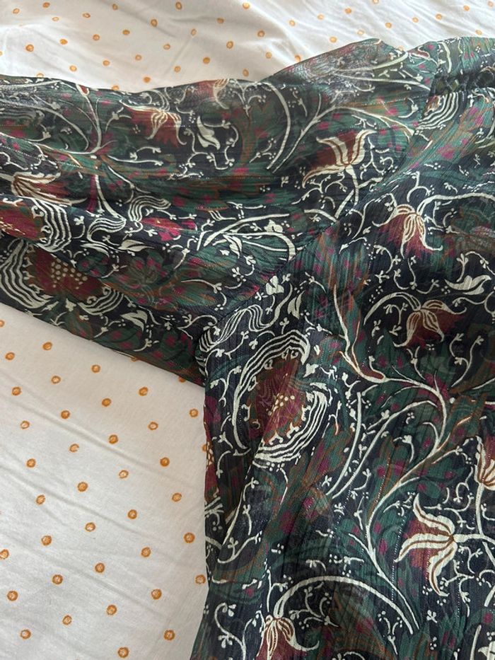 Chemisier IKKS vert T. 38 - photo numéro 7