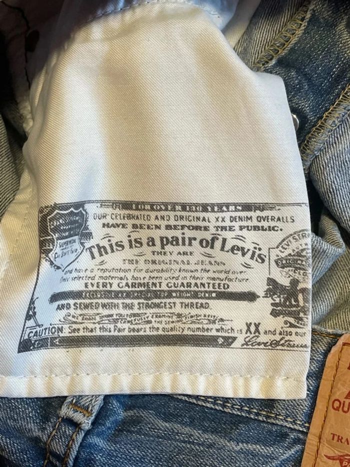 Jean Levi’s 501 bleu taille W30 L34 - photo numéro 8