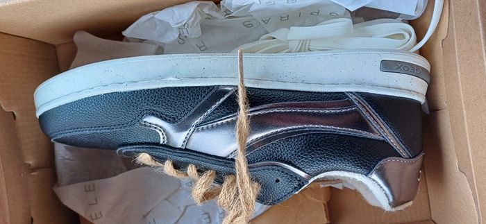 Paire de baskets sneakers geox jaysen noires pointure 37 - photo numéro 6