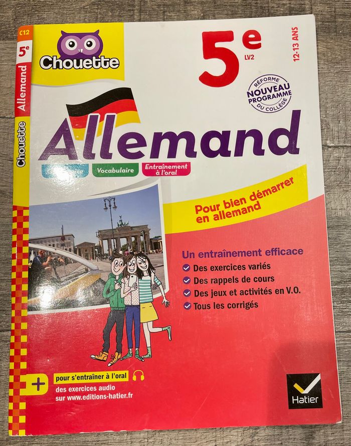 Cahier de travail « Allemand 5e Lv2»