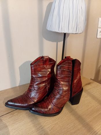 Bottines tout cuir