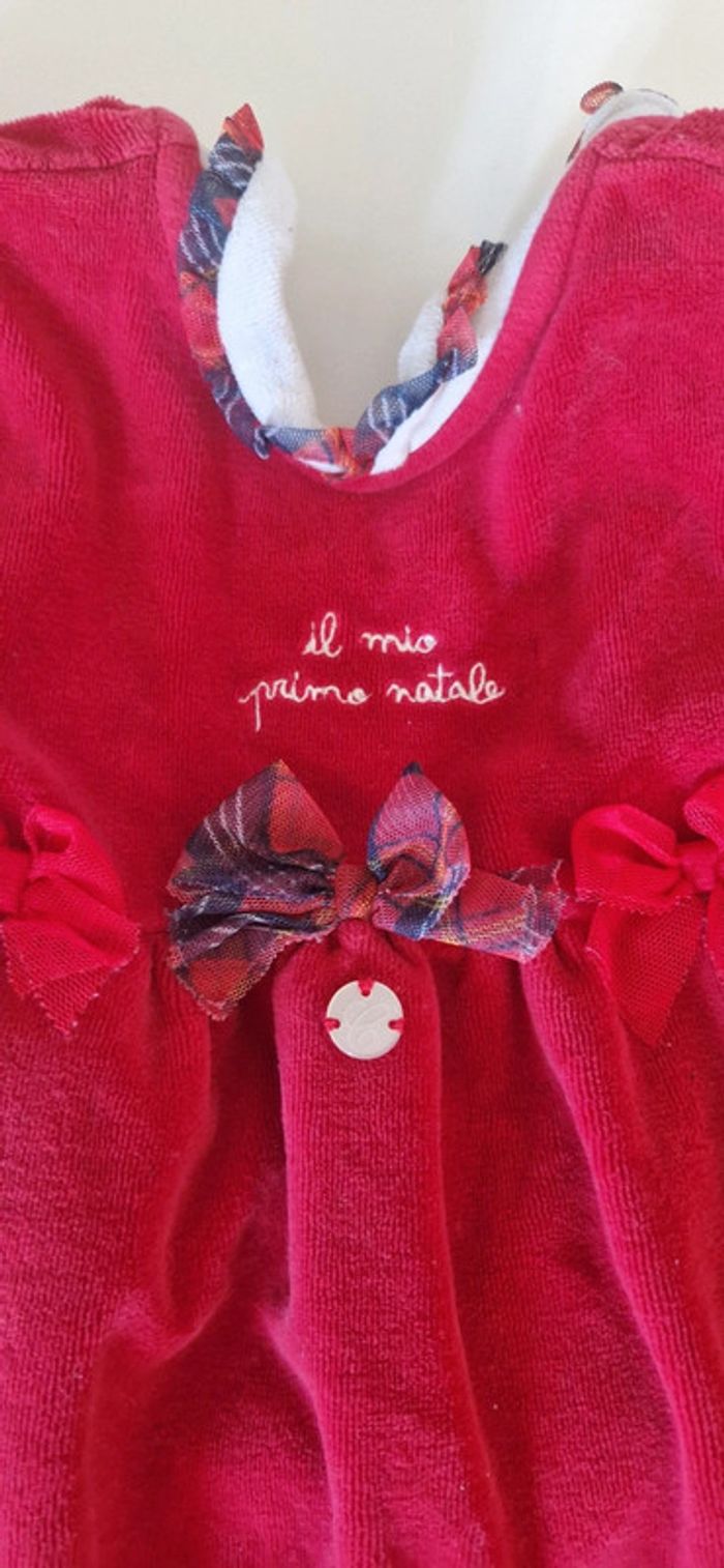 Pyjama italien chicco 1er noel initiale C - photo numéro 2
