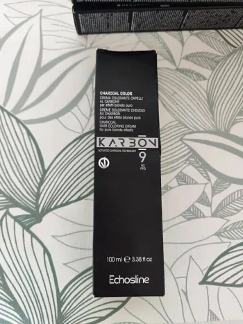 Echosline crème colorante cheveux au charbon 100ml cb9 blond très clair valeur 10€