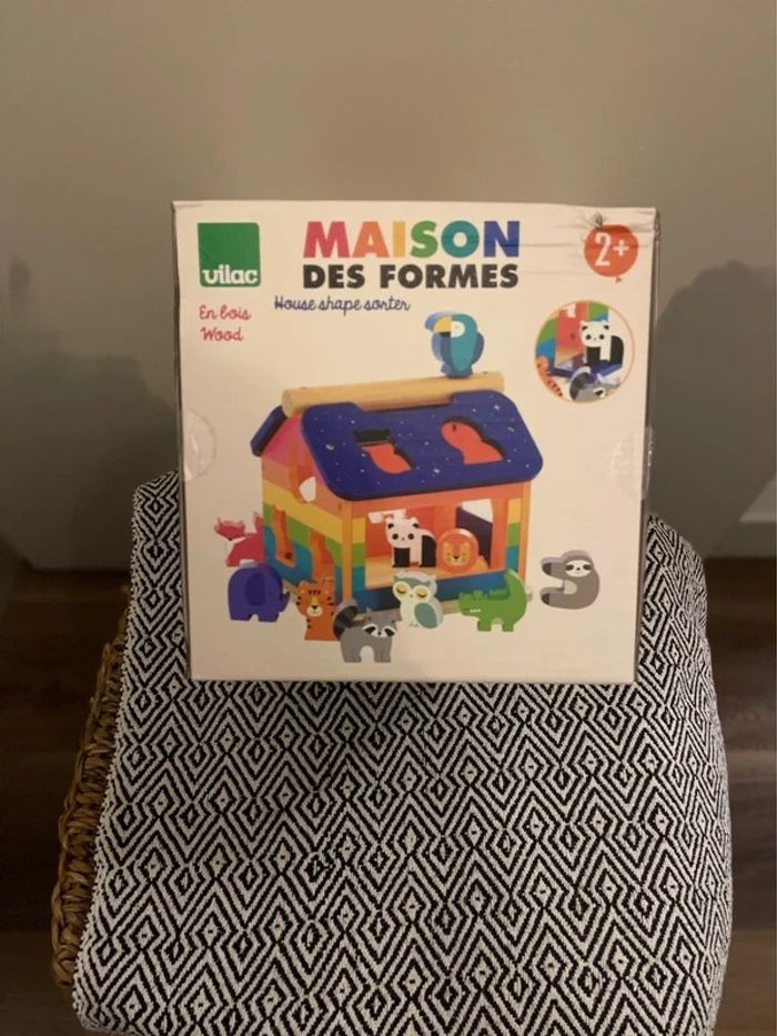 Vilac - Coffret Maison arc-en-ciel boîte à formes - 2 ans et plus - photo numéro 2
