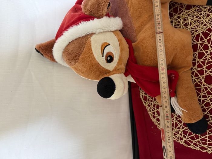 Peluche bambi noel disney 50 cm - photo numéro 3