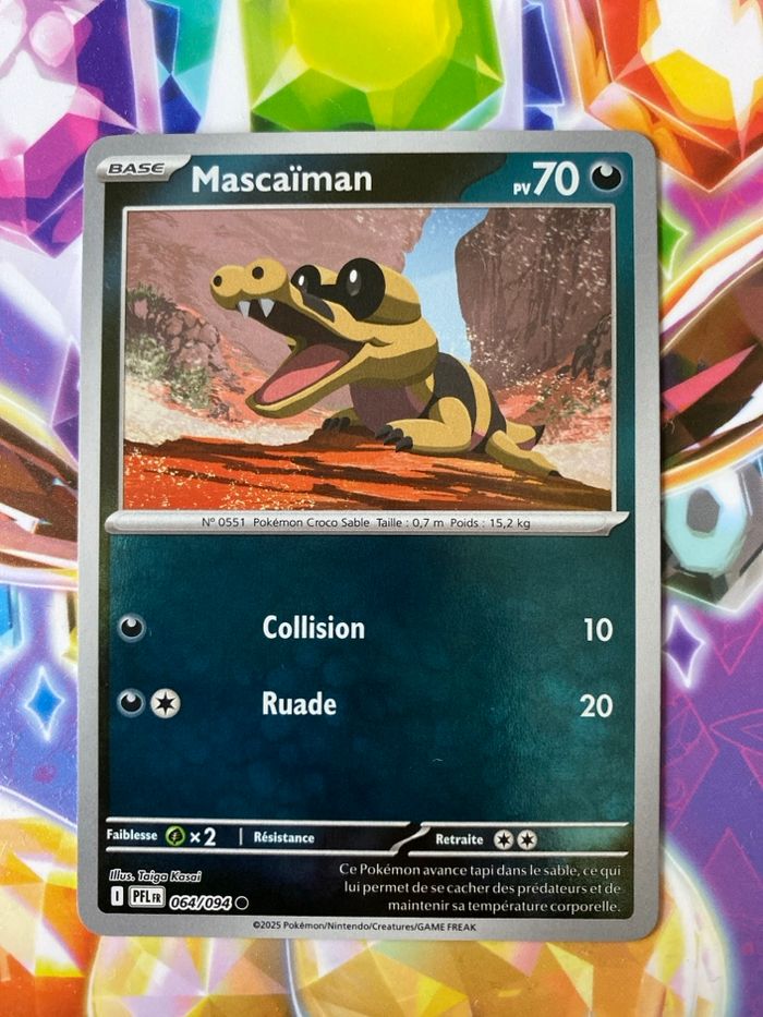 Carte Pokémon reverse