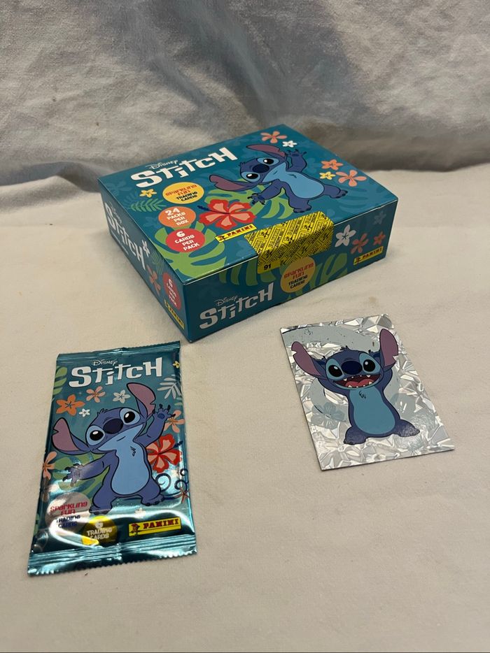 Box panini cartes à collectionner STITCH