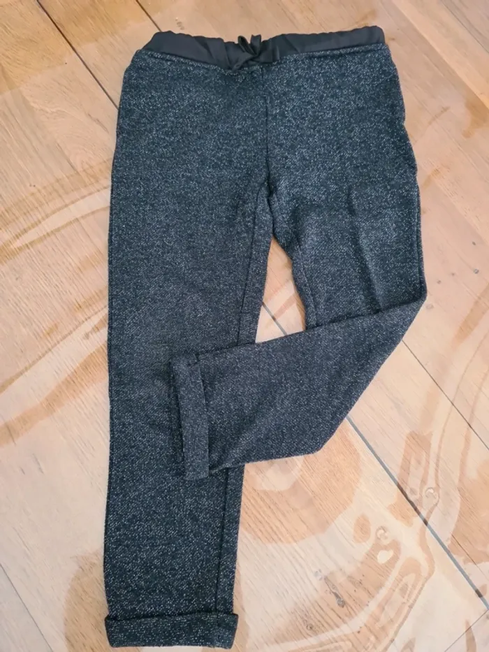 Pantalon paillettes noir