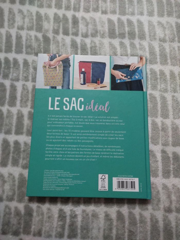 Livre couture le sac idéal avec patrons Ngv - photo numéro 2