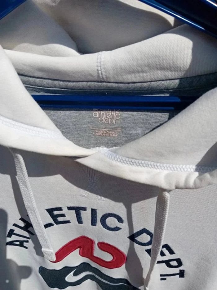 Sweat à capuche blanc Nike S - photo numéro 4