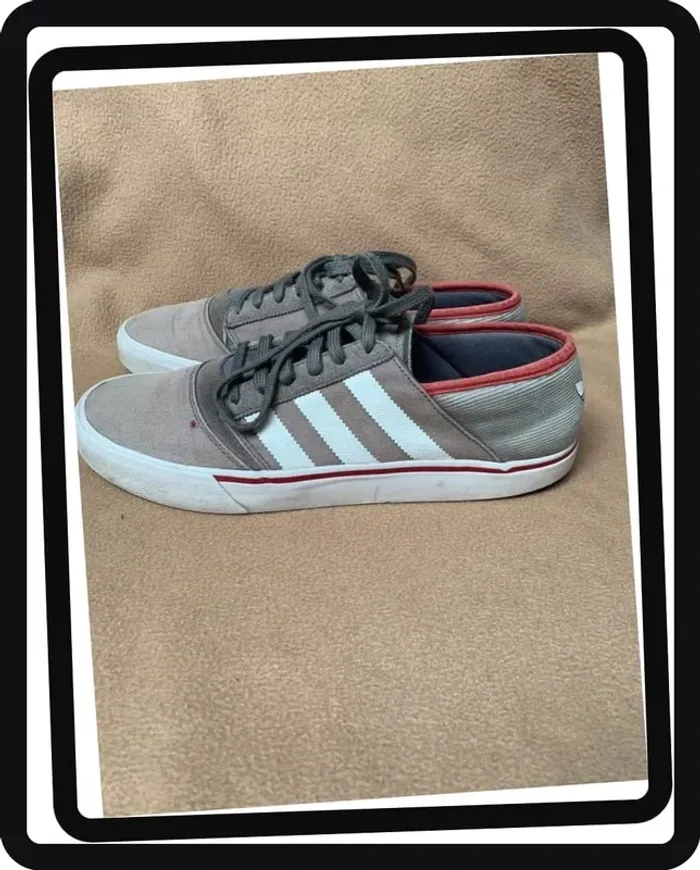 Adidas baskets homme/grand ado P/45 en toile - photo numéro 3