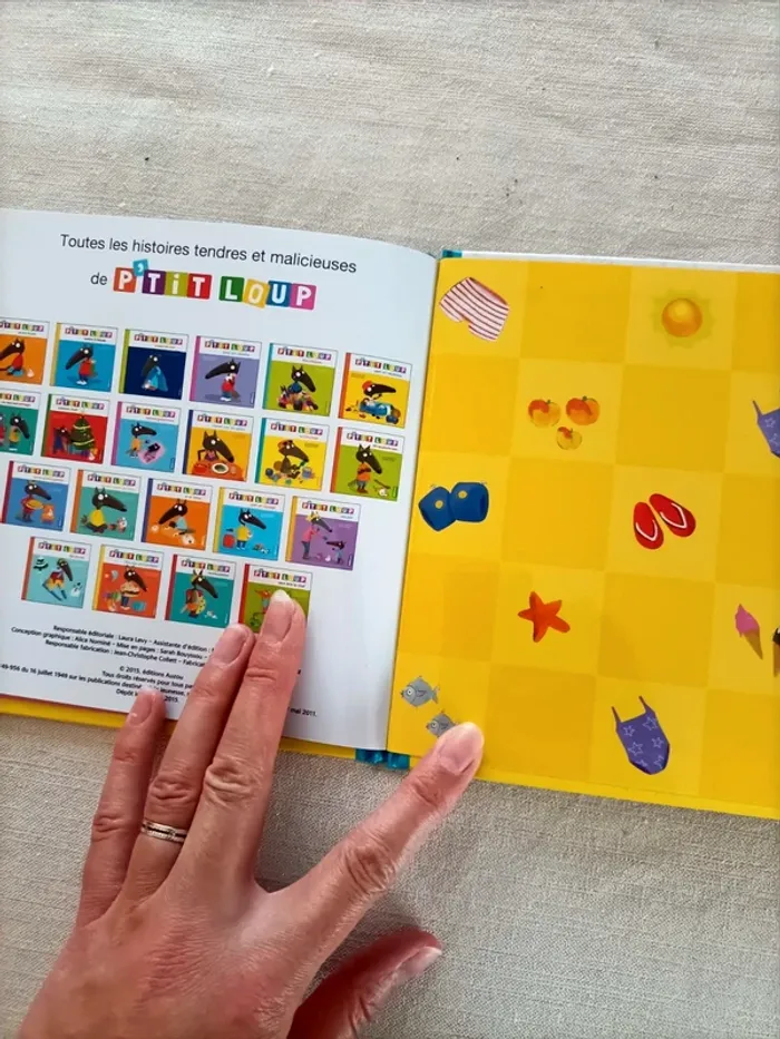 Livre P'tit Loup va à la plage - photo numéro 9