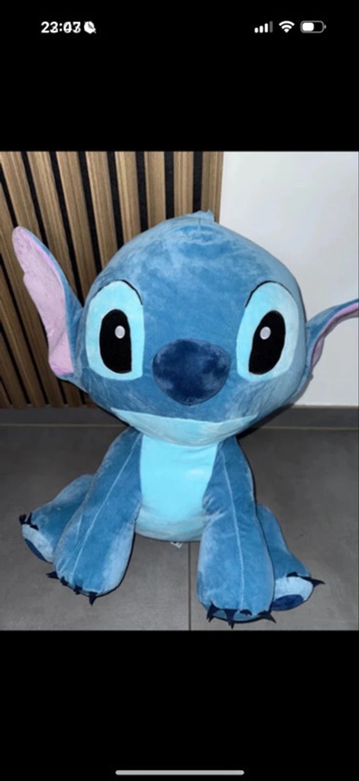 Grosse peluche stitch 55 cm - photo numéro 2