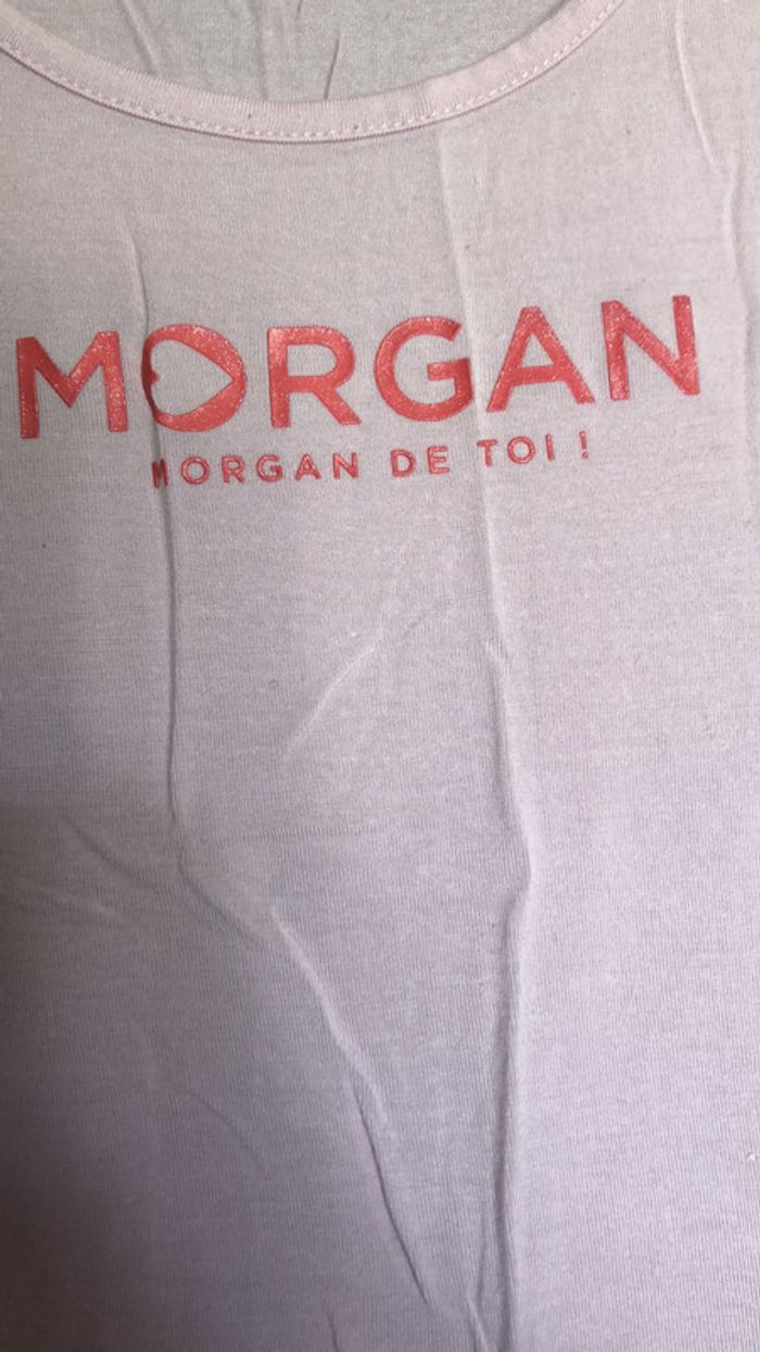 Débardeur rose pale Morgan taille L - photo numéro 2