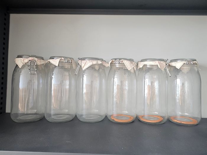 Lot de 7 Bocaux en verre Parfait 3 litres