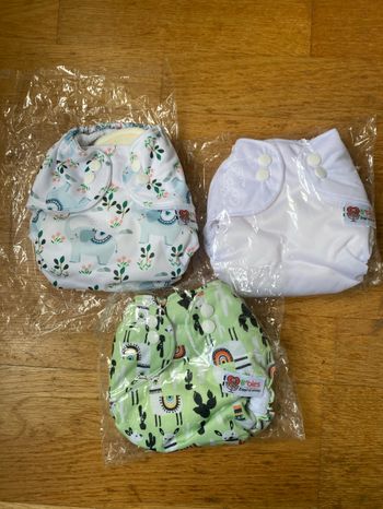 Lot de 3 couches lavables 2-5kg