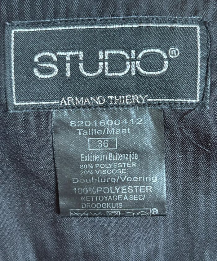 Pantalon de smoking gris - photo numéro 9
