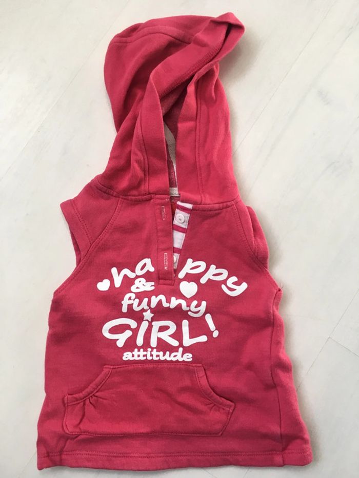 Sweat sans manches 6 mois