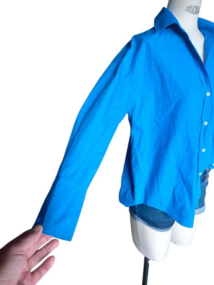 Chemise bleu Zara - photo numéro 4