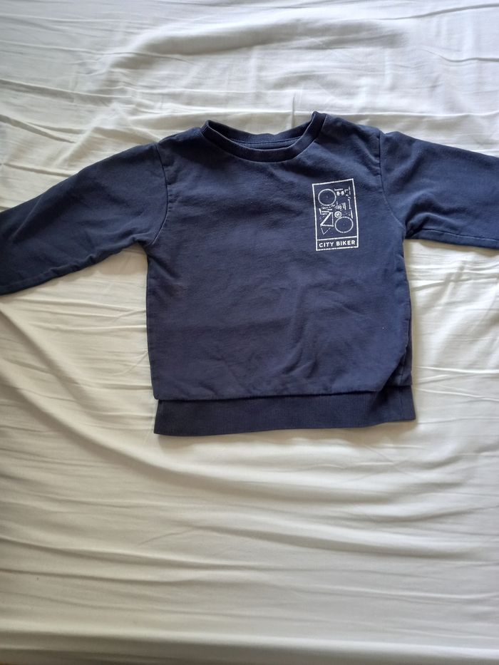 Sweat garcon bleu  3 ans - photo numéro 4