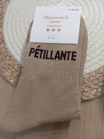 Chaussette paillettes 