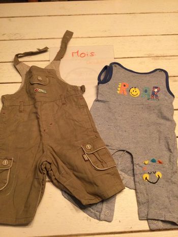 Lot de salopette short