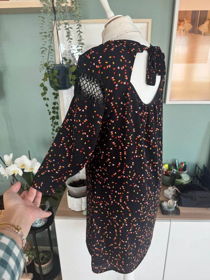 Jolie robe d’hiver Grain de Malice taille M recommande noir jaune rouge multicouleurs - photo numéro 2