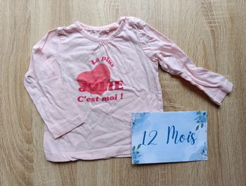 T-shirt manche longue 12mois