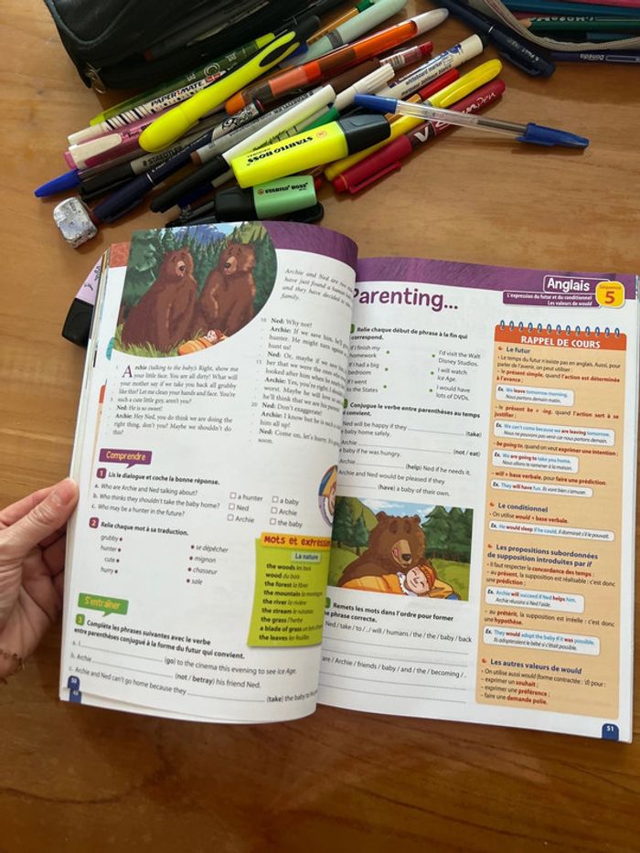 Vend lot cahier de vacances et stylos - photo numéro 5