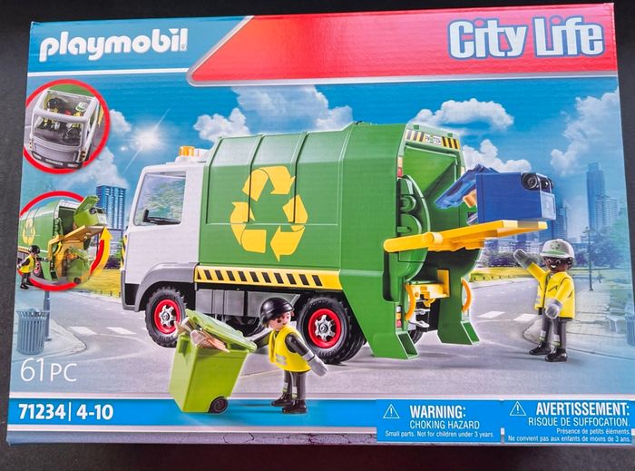 Camion poubelle playmobil neuf