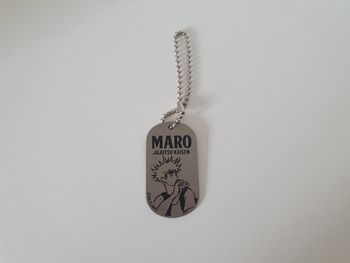 Jujutsu Kaisen porte clé plaque militaire maro