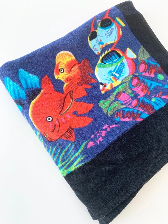 Serviette de plagethème océan / mer / fonds marins / poissons - photo numéro 3