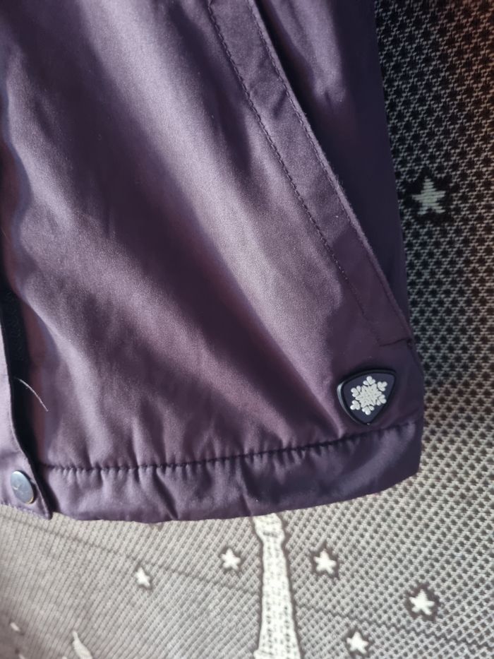 Manteau imperméable à capuche intérieur polaire 4ans - photo numéro 2