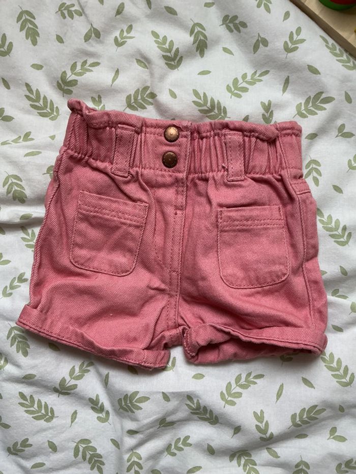 short en jean rose 3 mois kiabi - photo numéro 3