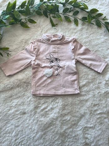 T-shirt manche longue Miss Bunny en 3 mois
